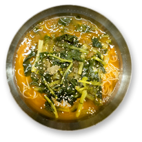 살얼음 열무국수